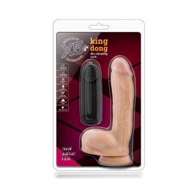 Wibrator-X5 PLUS KING DONG 8INCH VIBRATING COCK